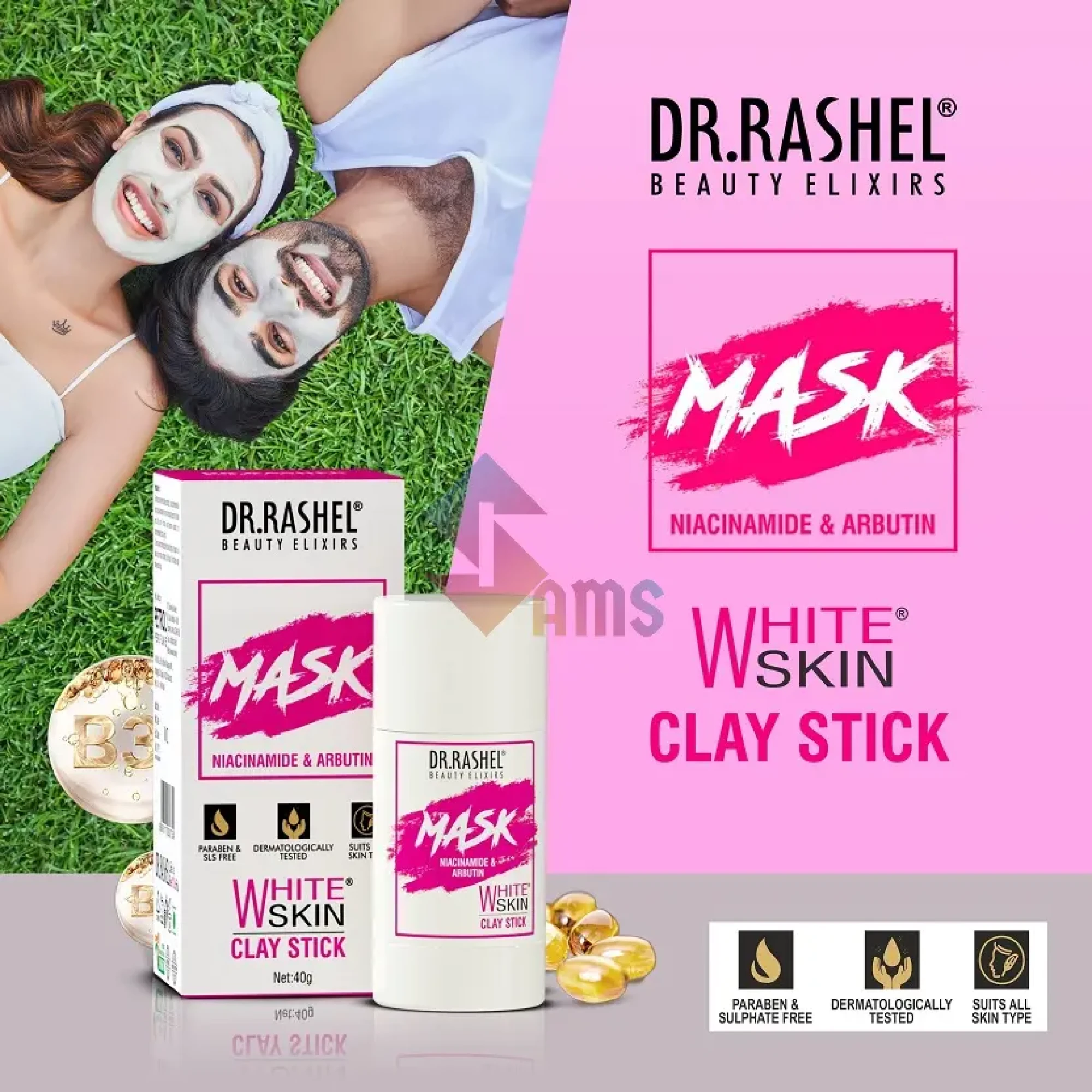 Dr Rashel White Skin Clay Mask Stick3.webp